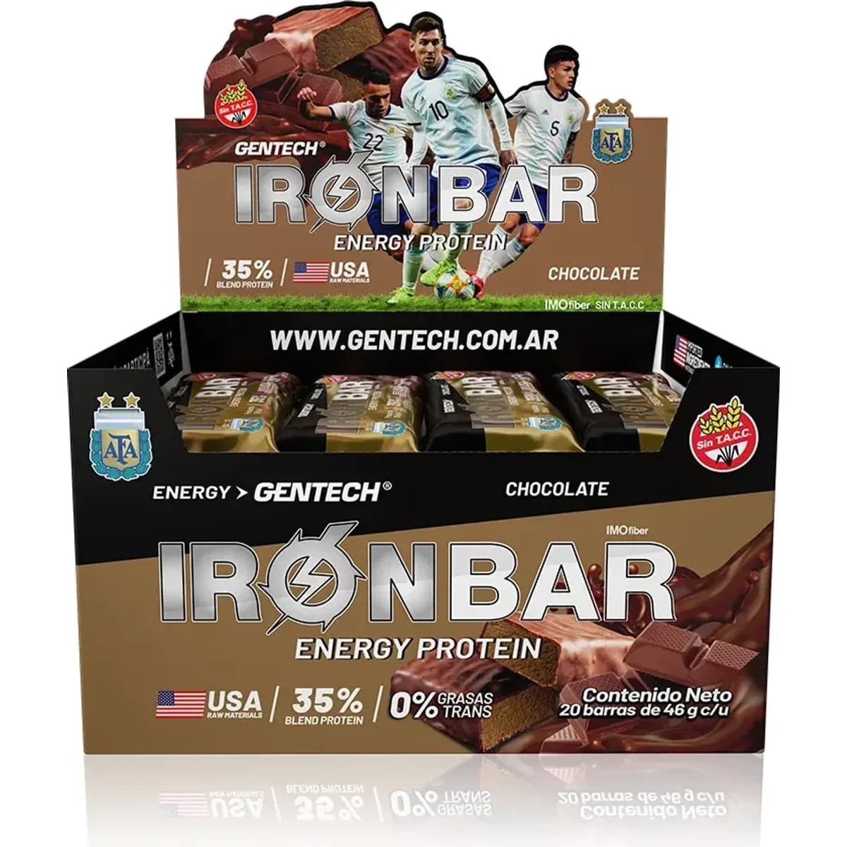 Iron Bar X20 Unidades Chocolate