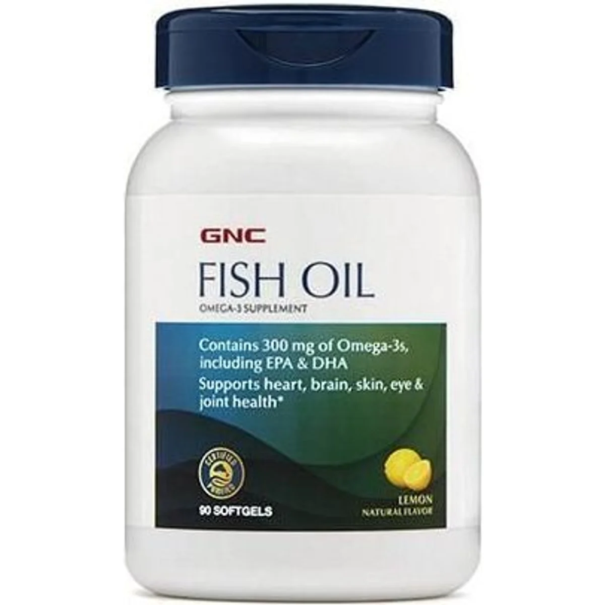 Fish Oil X 90 Caps Soft Gel Gnc