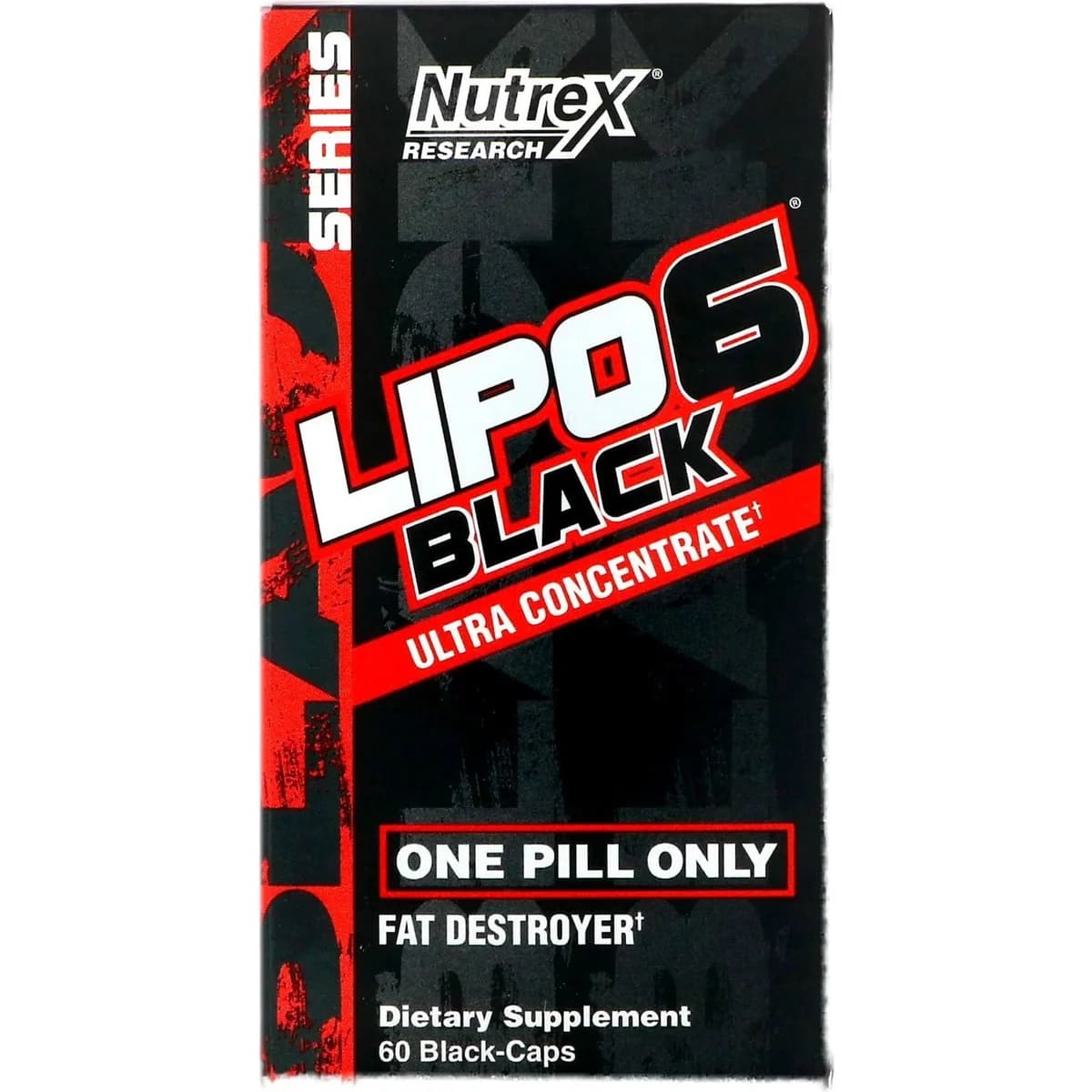 Lipo 6 Black Concentrate X 60 Caps Nutrex
