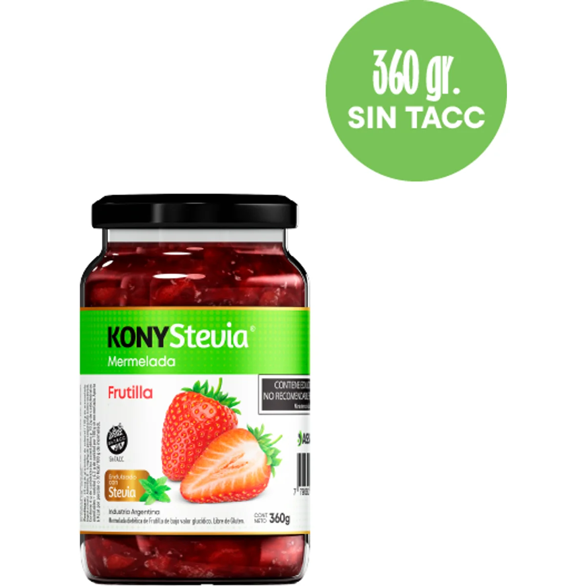 Mermelada Stevia Sabor Frutilla 360g