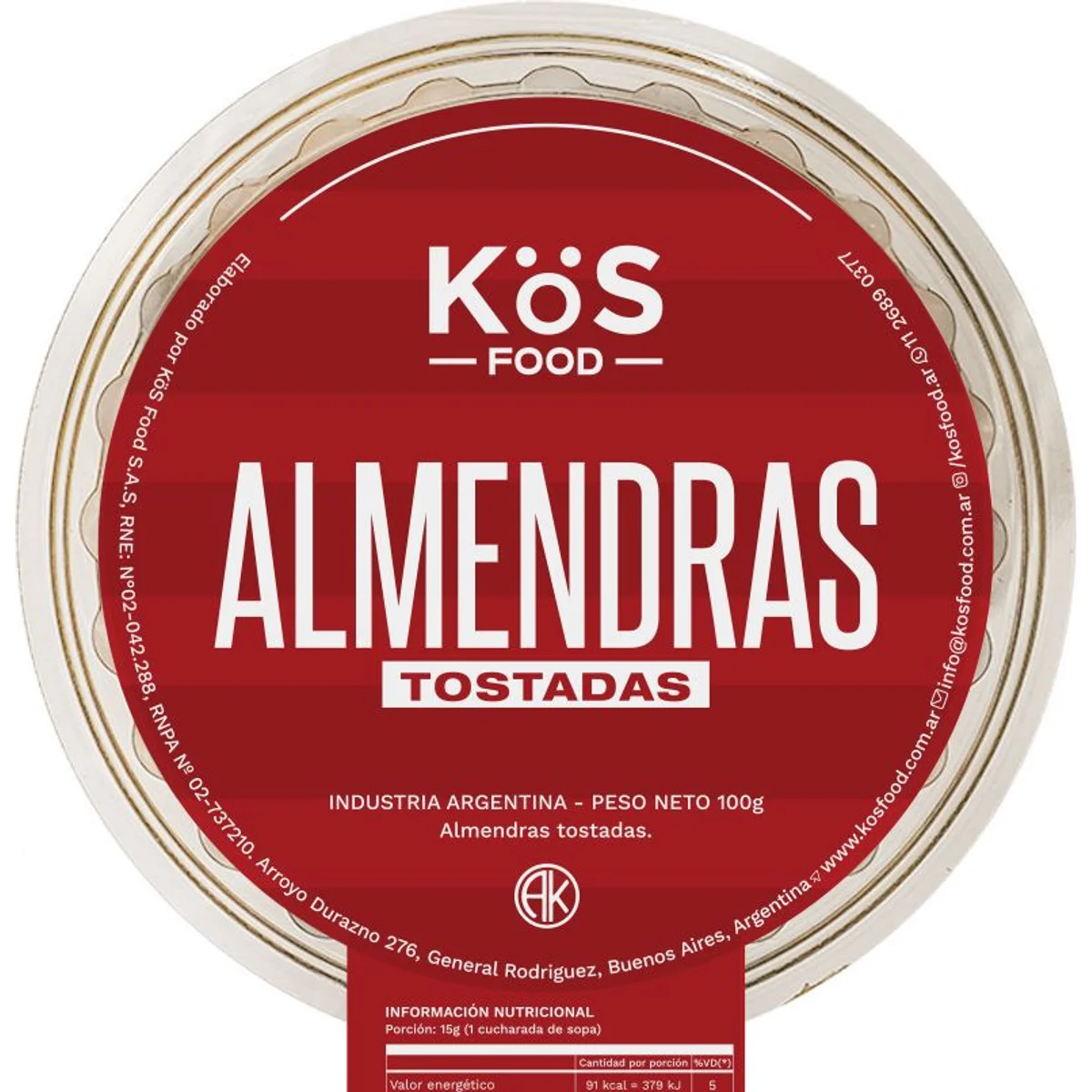 Almendras Tostadas