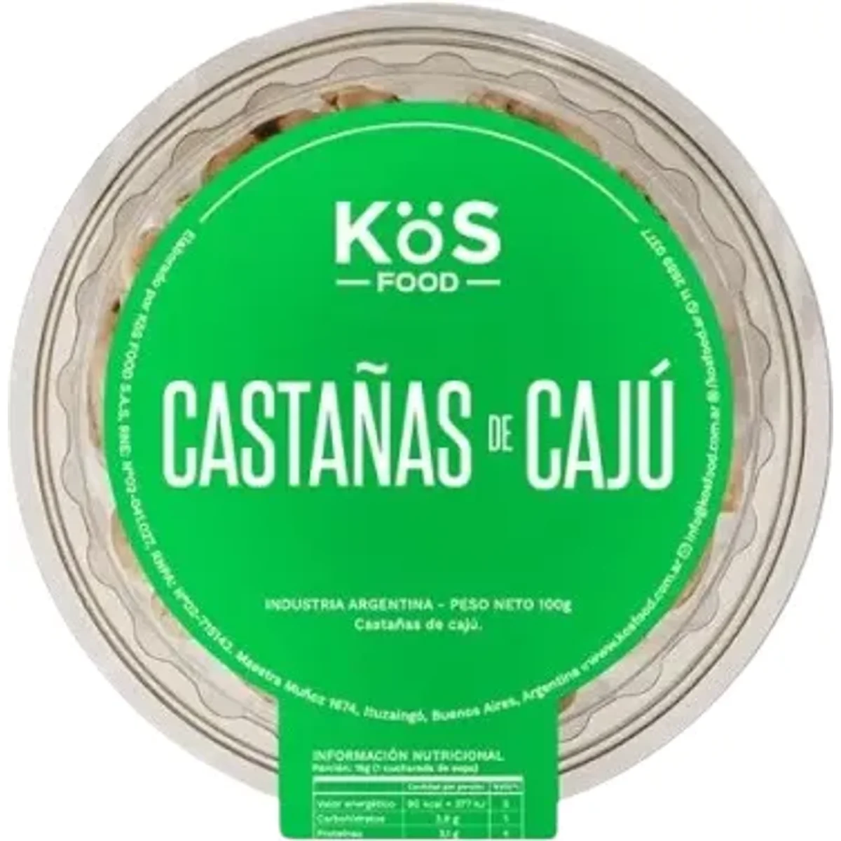 Castañas De Caju 100g