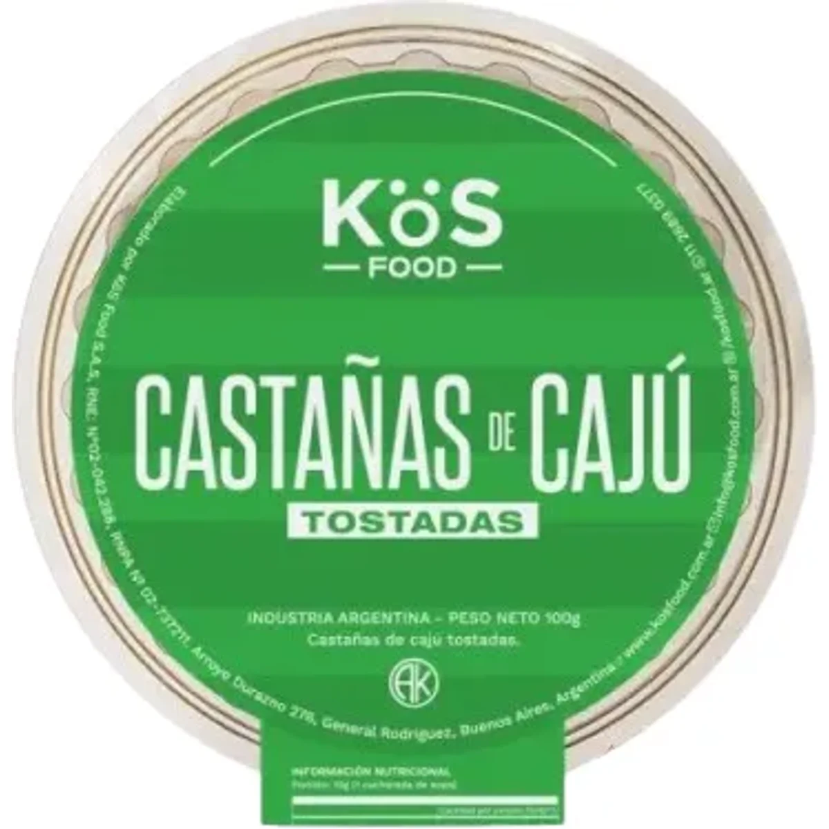 Castañas De Caju Tostadas