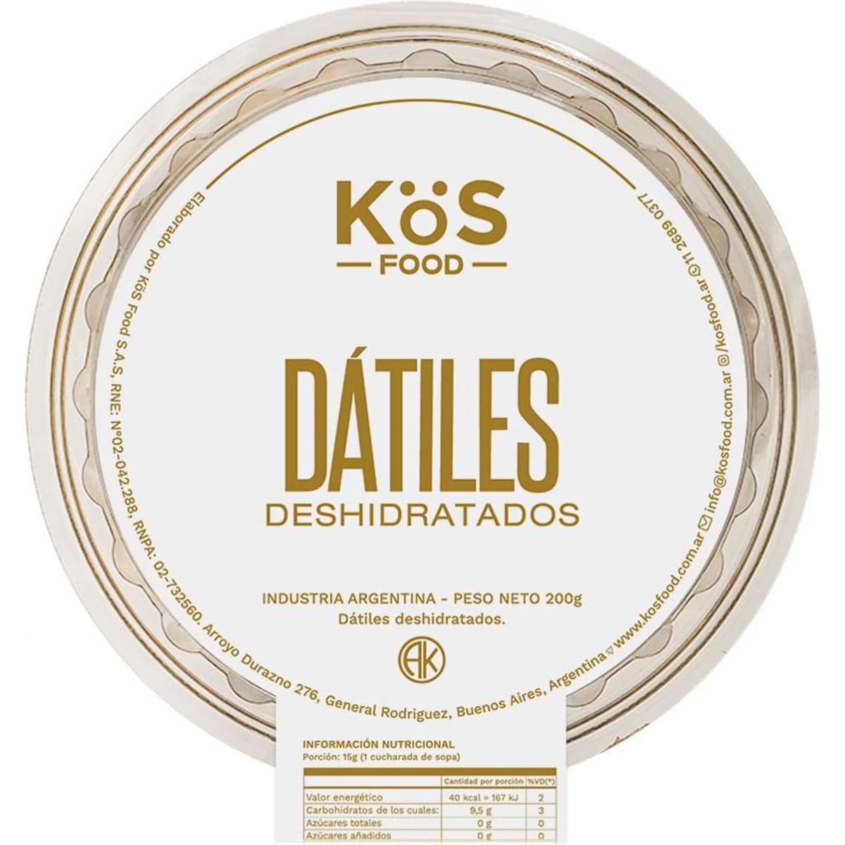 Datiles Deshidratados 200g
