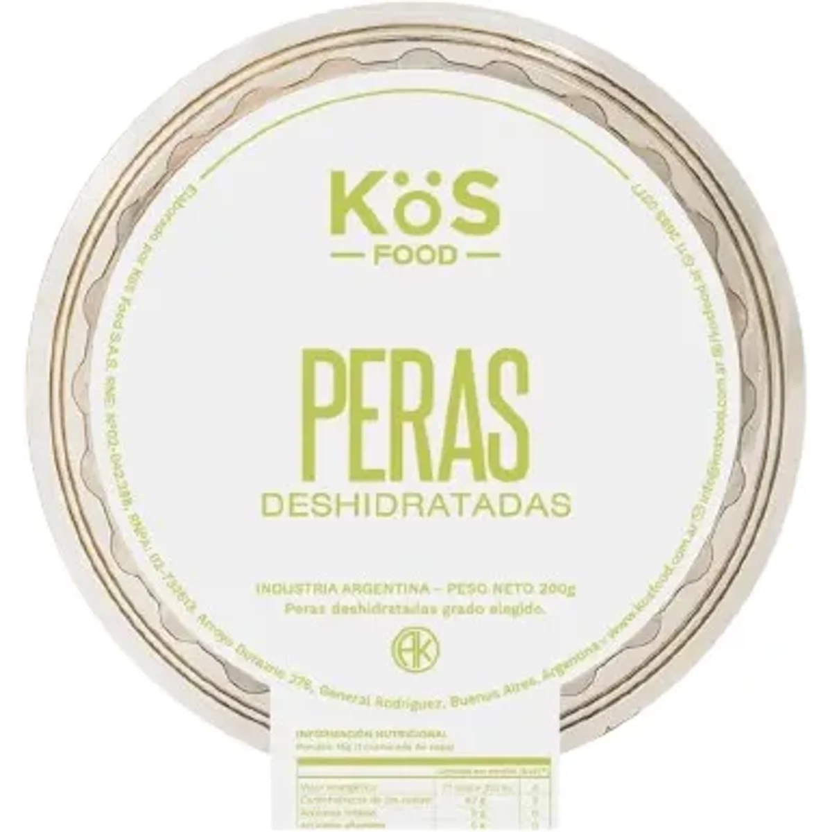Peras Deshidratadas 200g