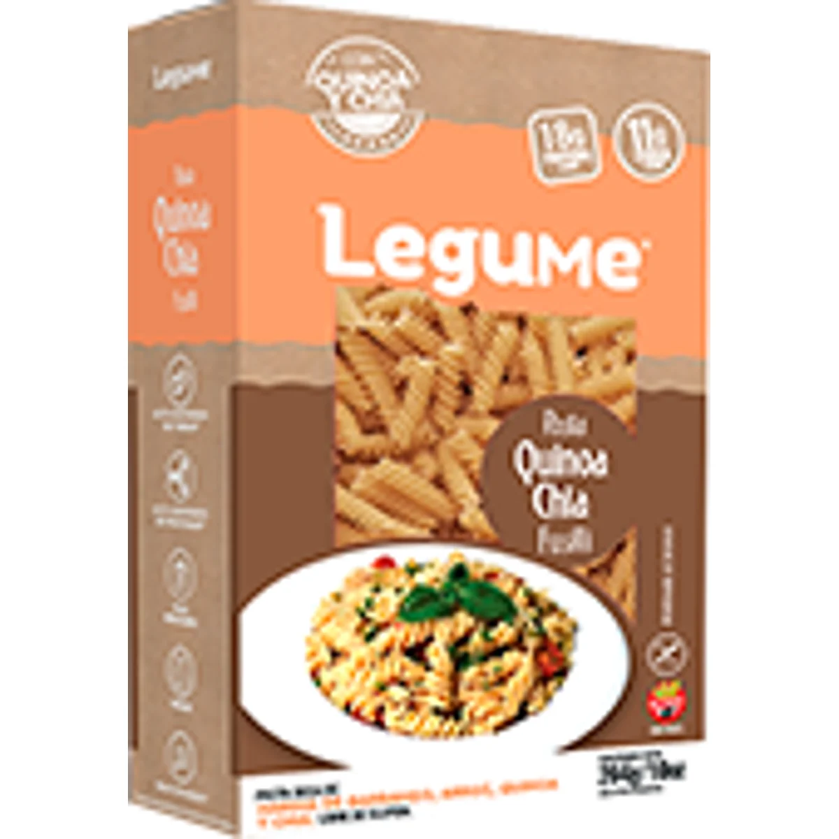 Pasta Seca De Harina De Garbanzo, Arroz, Quinoa Y Chia (Libre De Gluten/Vegano)