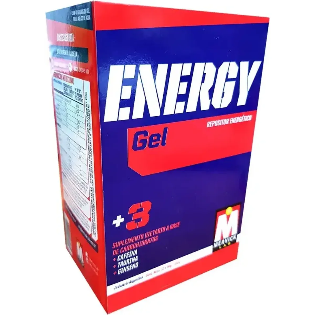 Gel Sin Cafeina X 12 Sobres Mervick