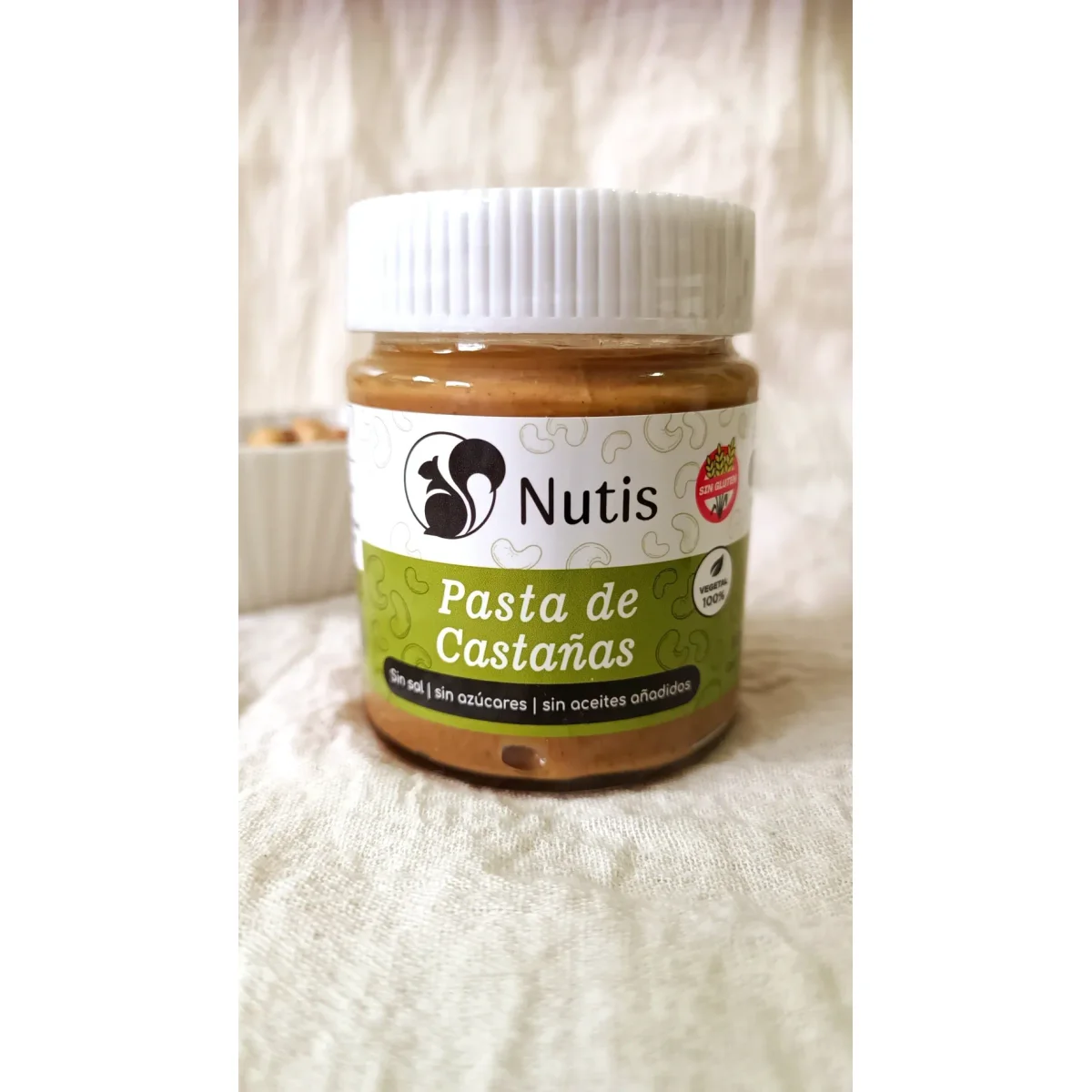 Pasta De Castañas De Cajú 180Grs - Nutis