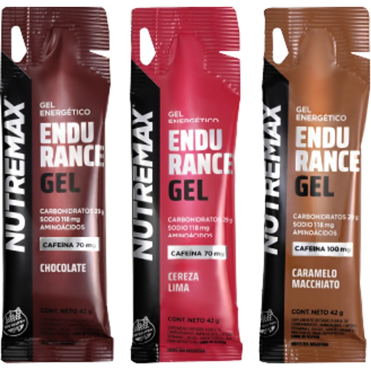 Energy Gel Endurance X 12 Unidades ( Con Cafeina )