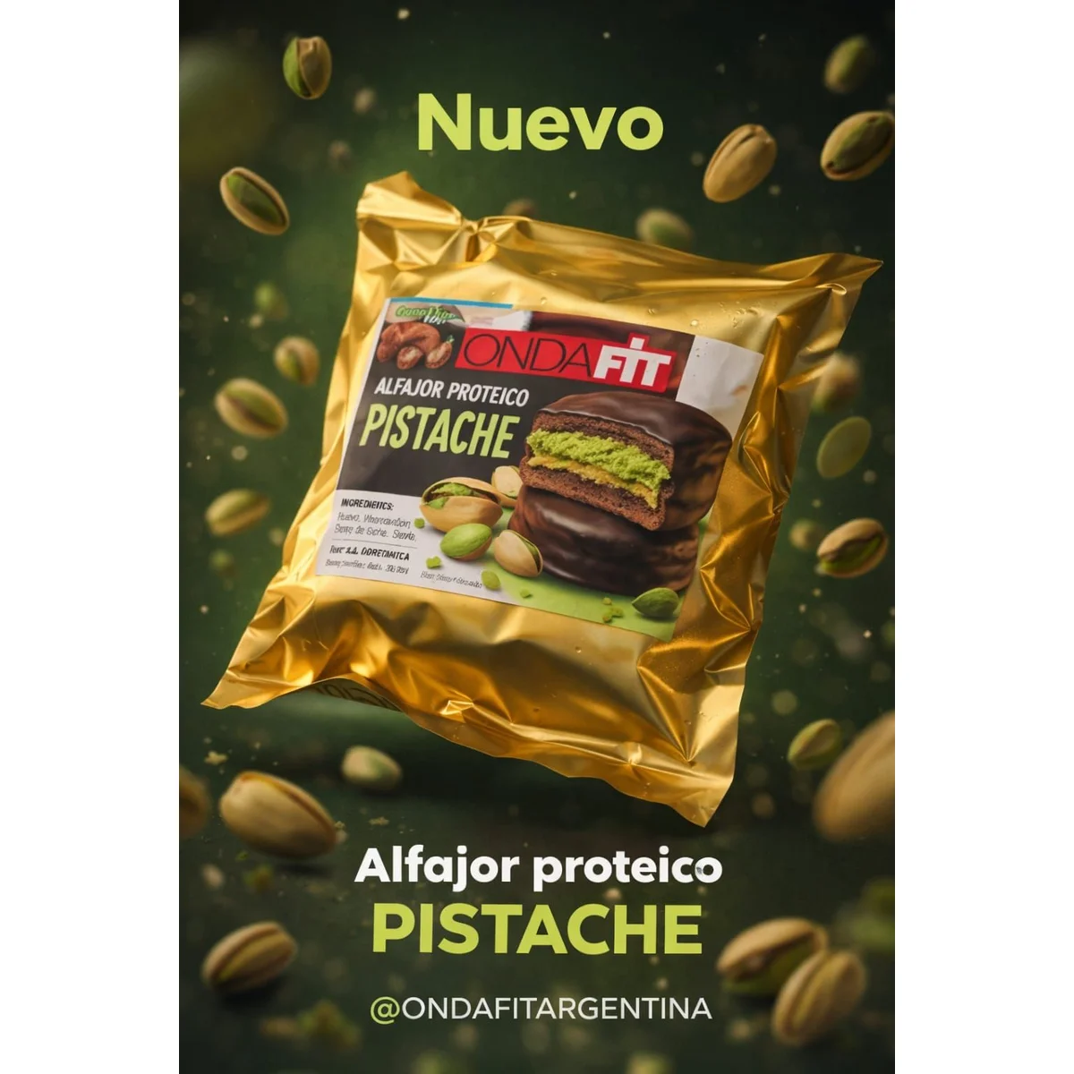 Alfajor Pistacho