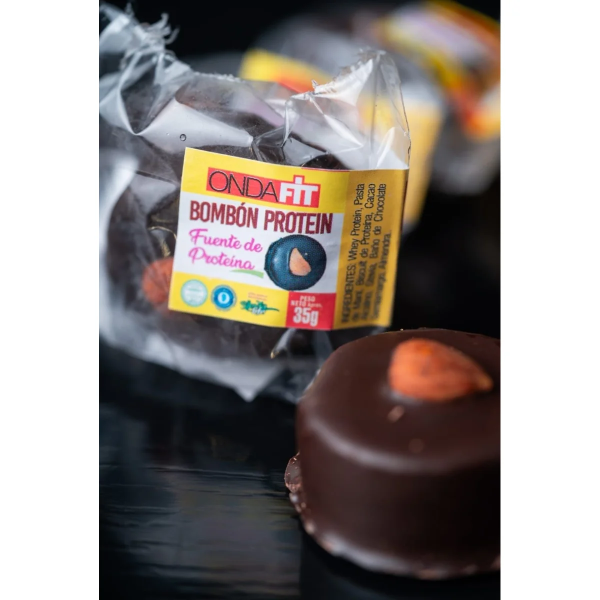 Bombon Proteico Con Almendras