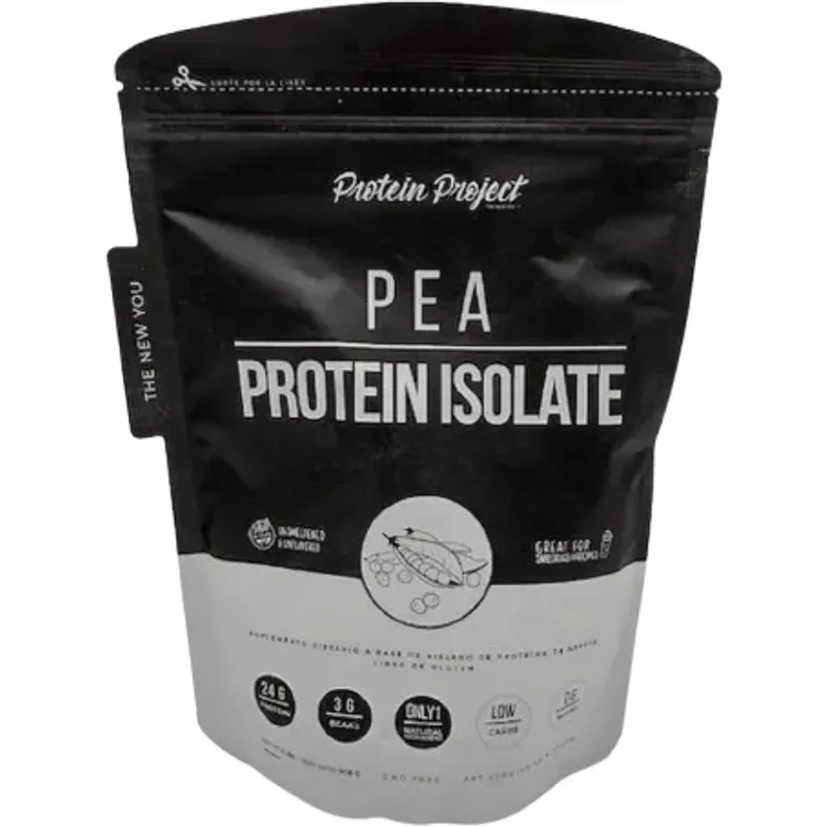 Pea Protein Isolate (908 Gr) - Sin Sabor 2lb