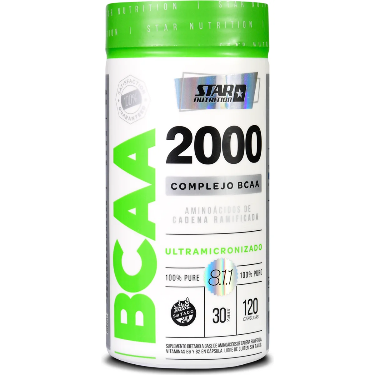 Bcaa 2000 X120 Comprimidos
