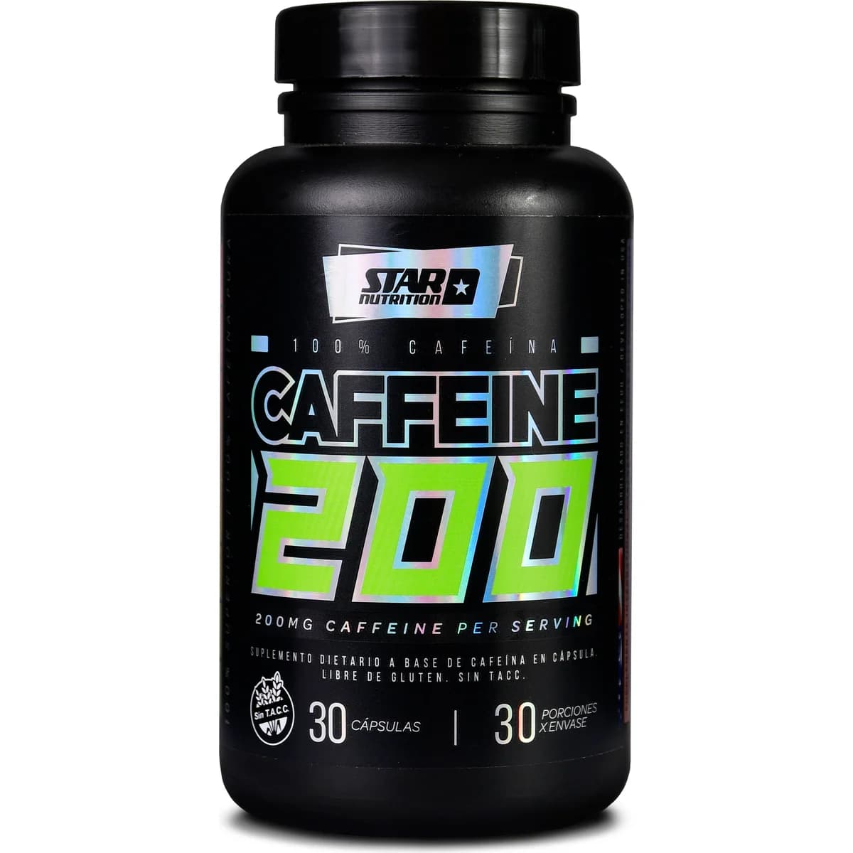 Caffeine 200 X 30Caps Star Nutrition
