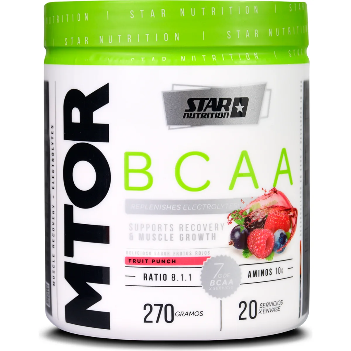 Mtor Bcaa Blue Raz 220g