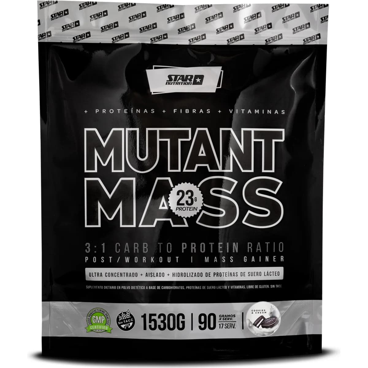 Mutant Mass Cookies Y Cream 1530g