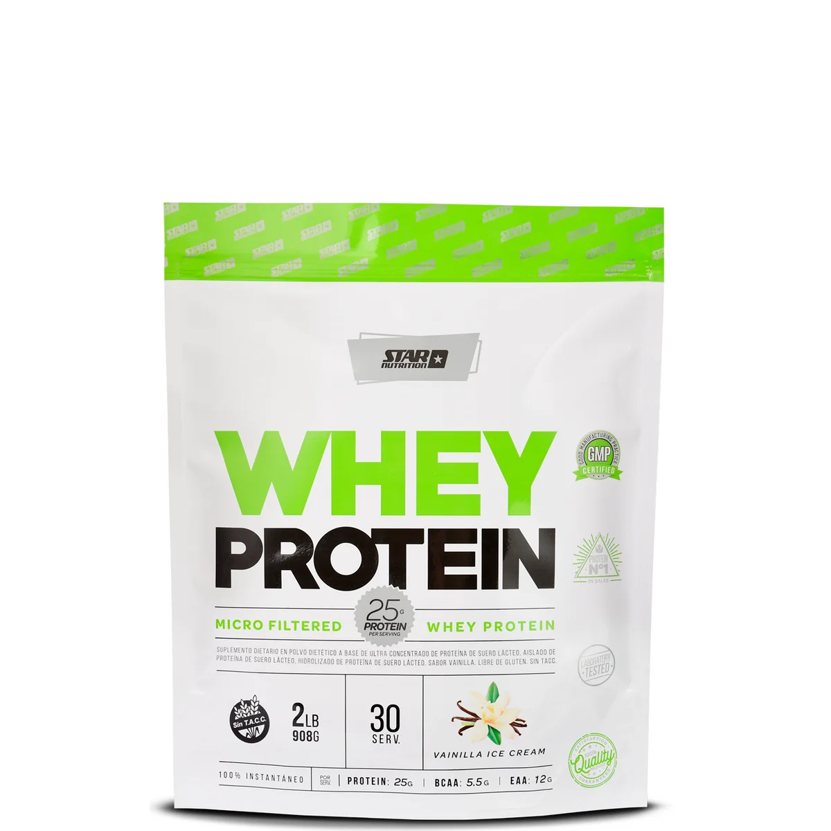 Star Nutrition Whey Protein Doypack 2lb Vainilla