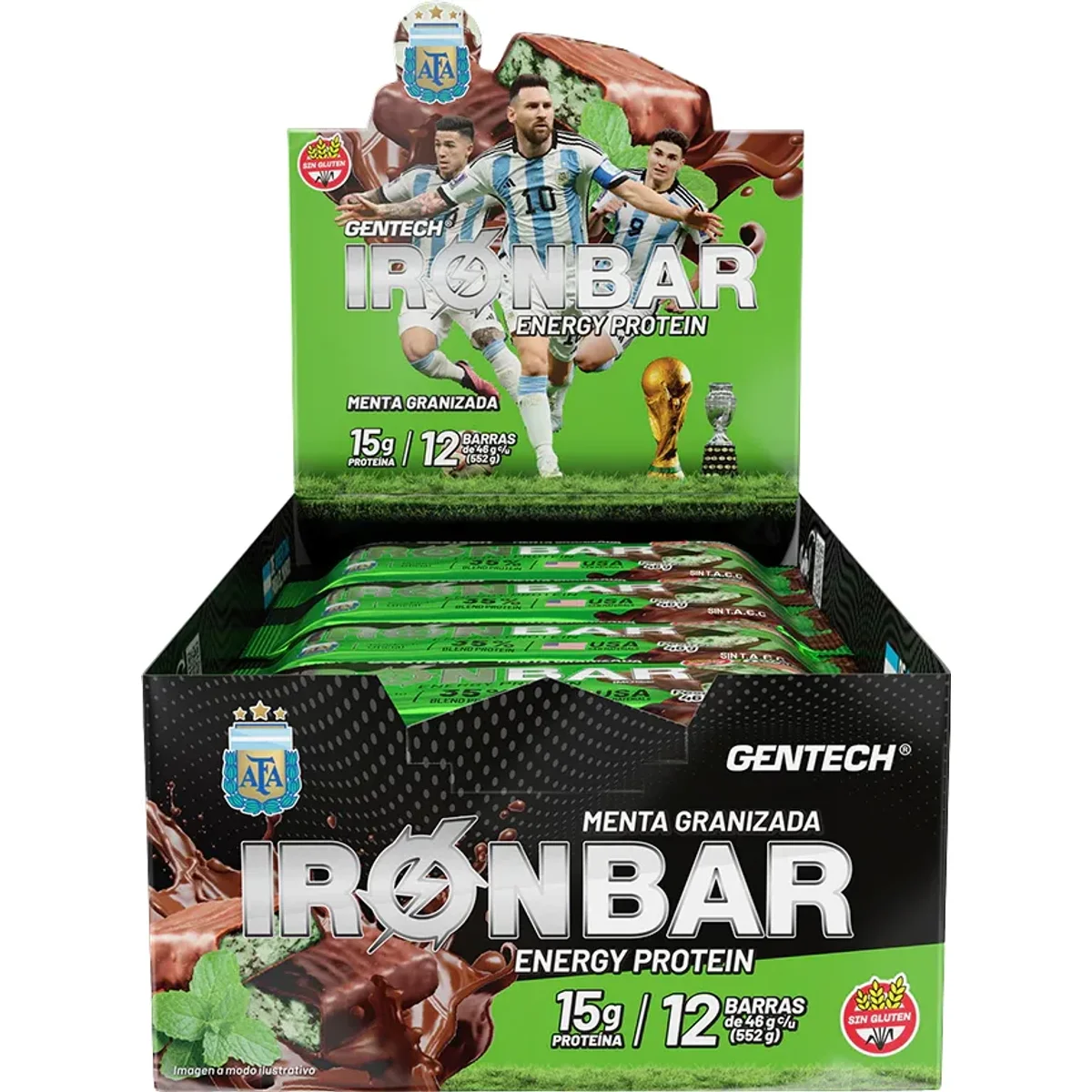 Iron Bar X12 Unidades Menta