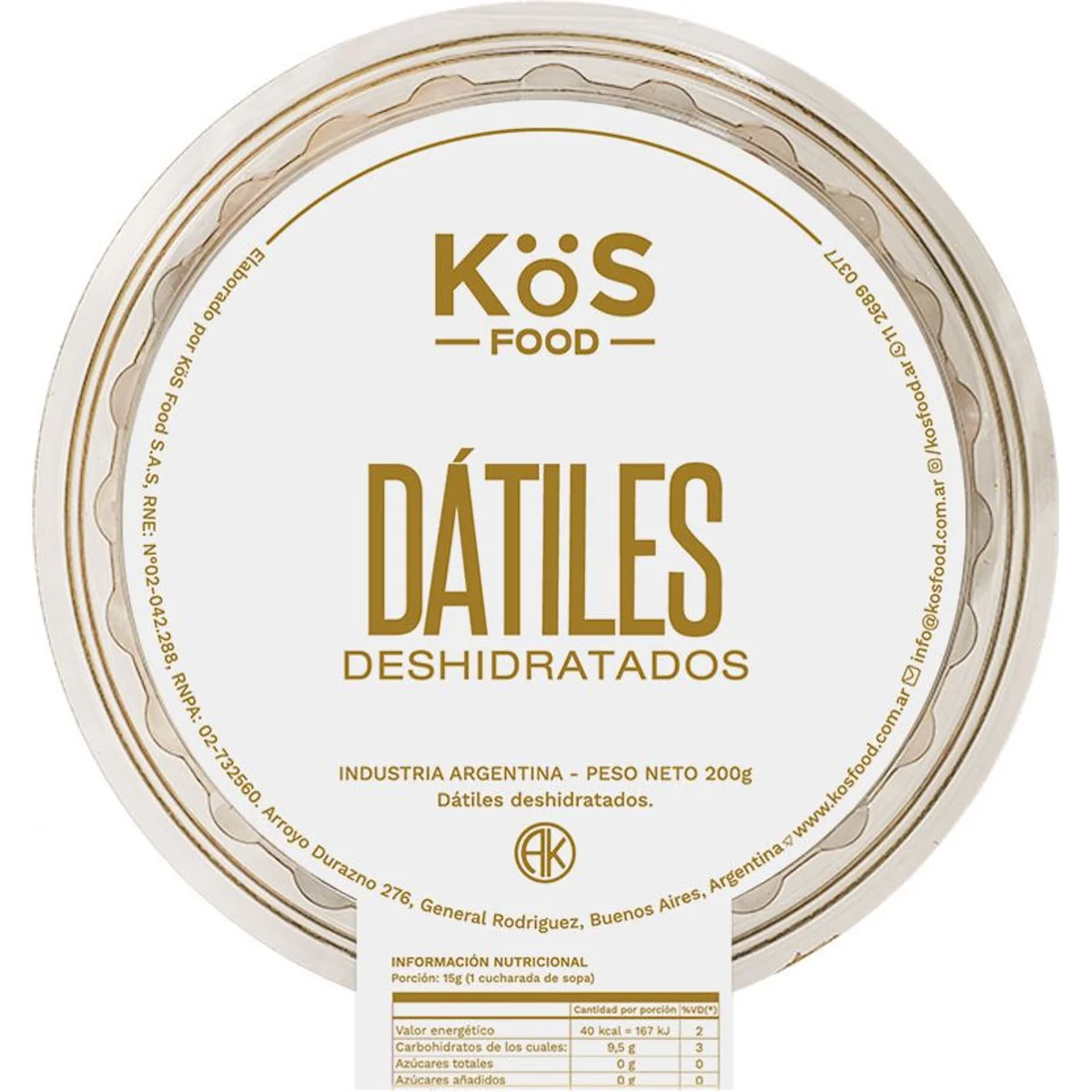 Datiles Deshidratados 200g