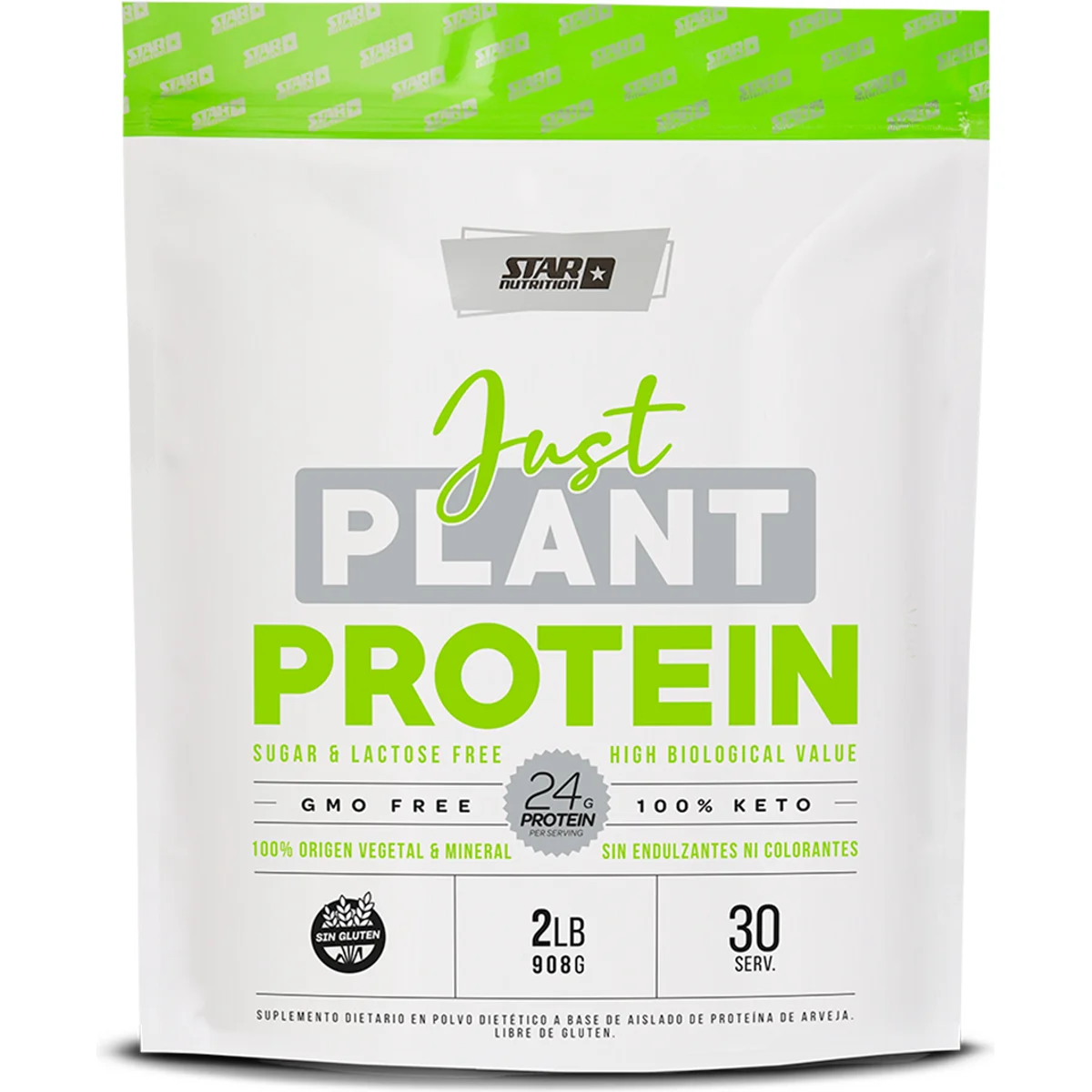 Pea Protein Isolate (908 Gr) - Sin Sabor 2lb