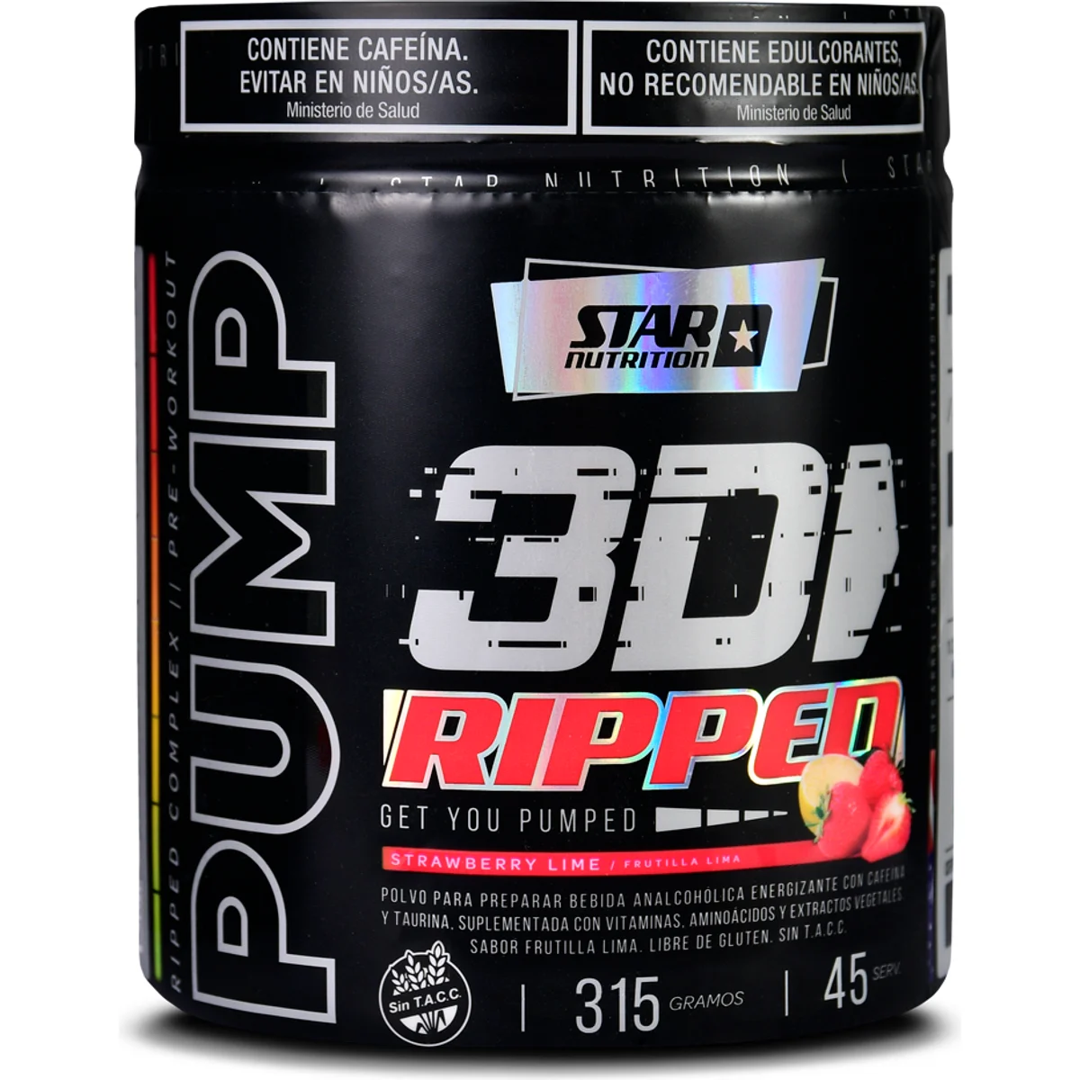 Pump 3D Ripped X315Grs Strawberry Lime