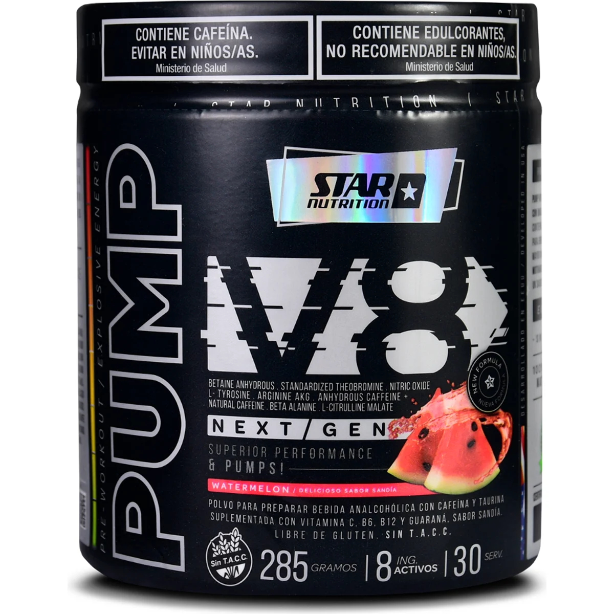 Pump V8 X285Grs Watermelon